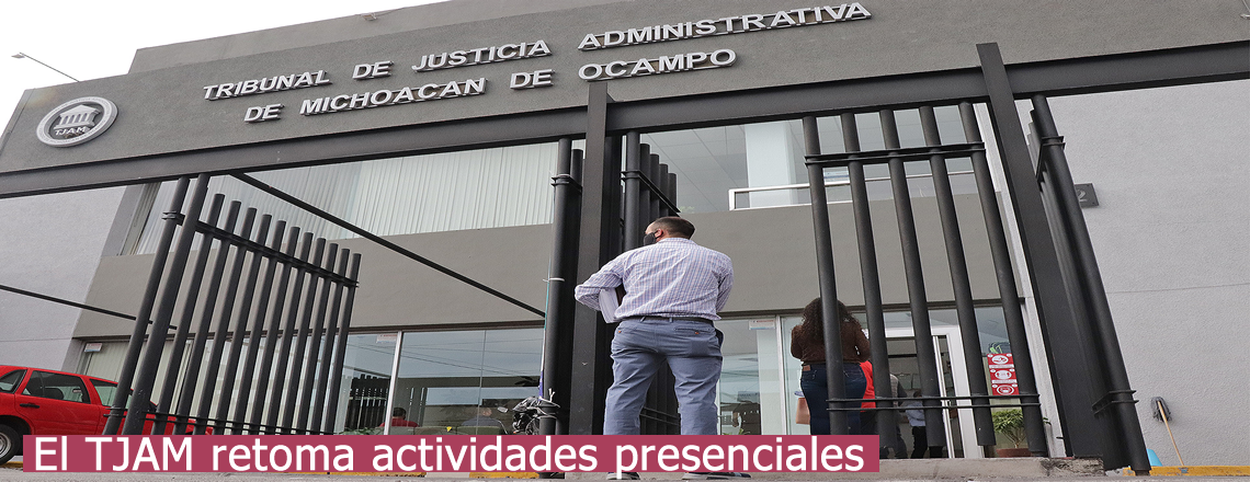 El TJAM retoma actividades presenciales